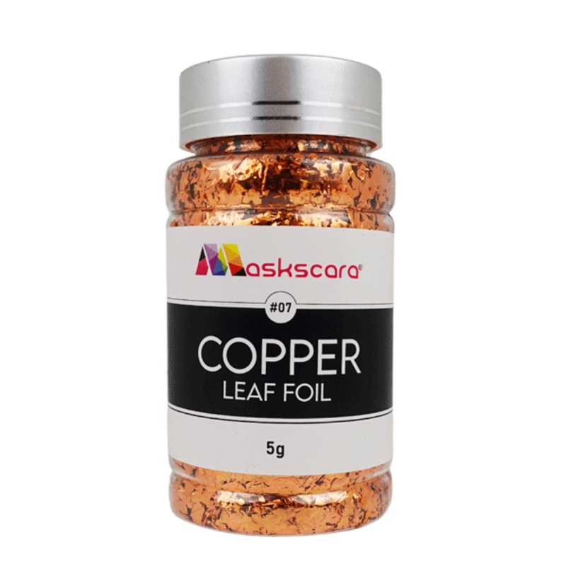 Metallic Leaf Foil pots – 5G Copper