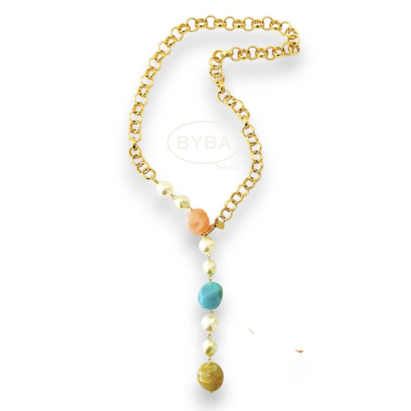 Sparkling Spring Drop Necklace