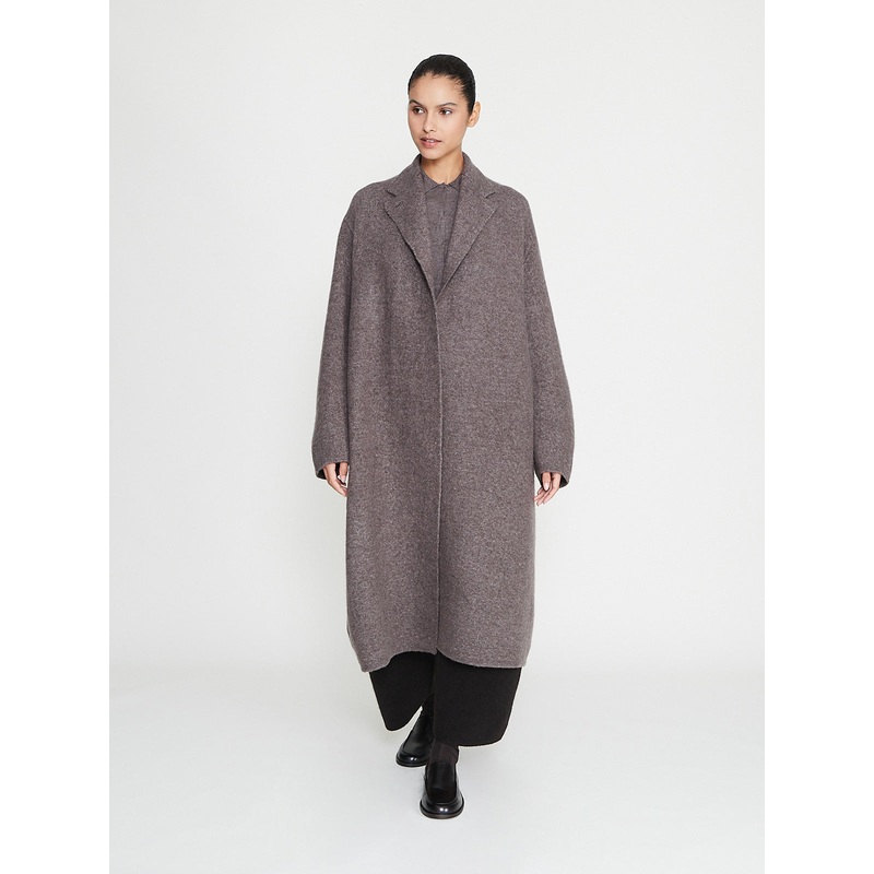 Yes Sir That’s My Baby Long Coat in Taupe