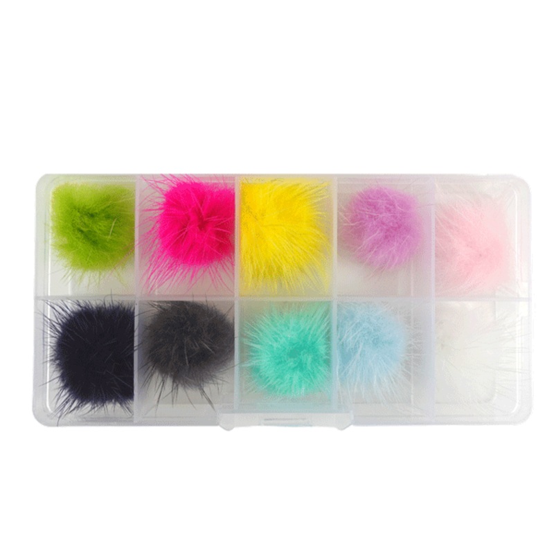 Nail Art Pom Pom Case – 1