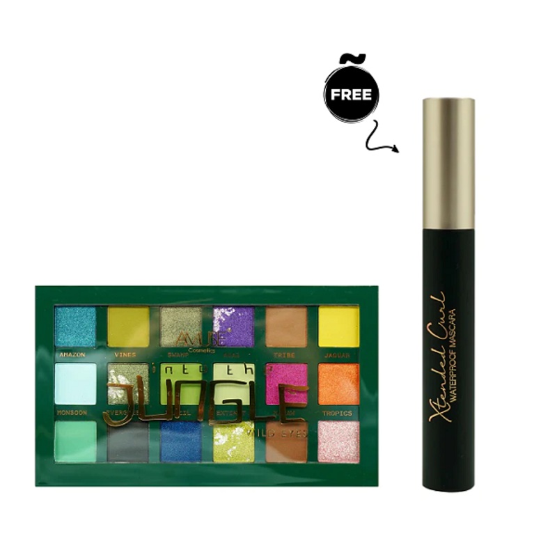 Amuse – Into The Jungle Wild Eyes & Xtended Curl Waterproof Mascara Bundle
