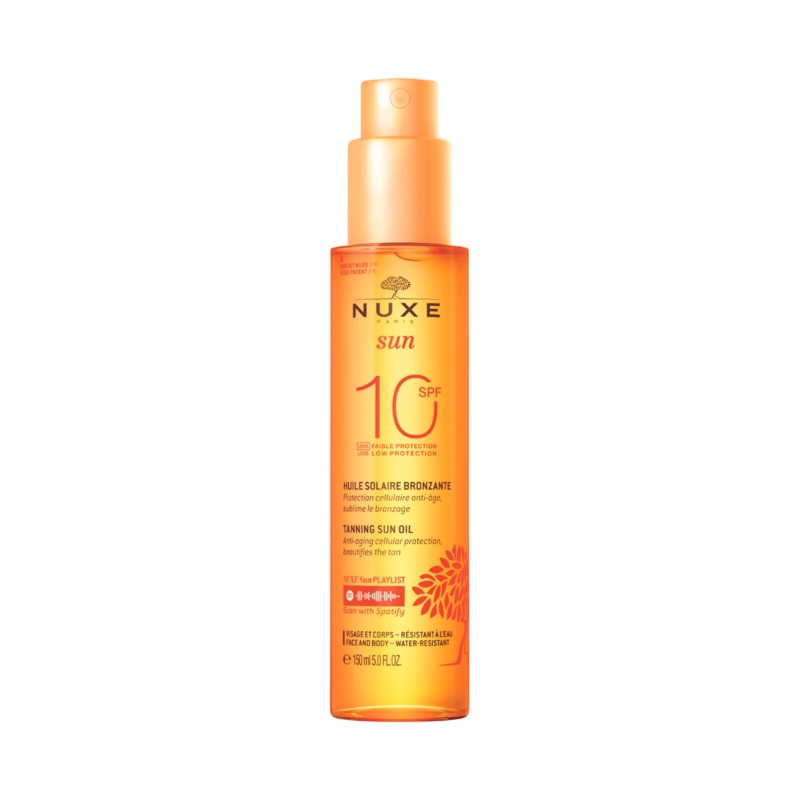 Nuxe Sun Tanning Oil Low Protection SPF 10