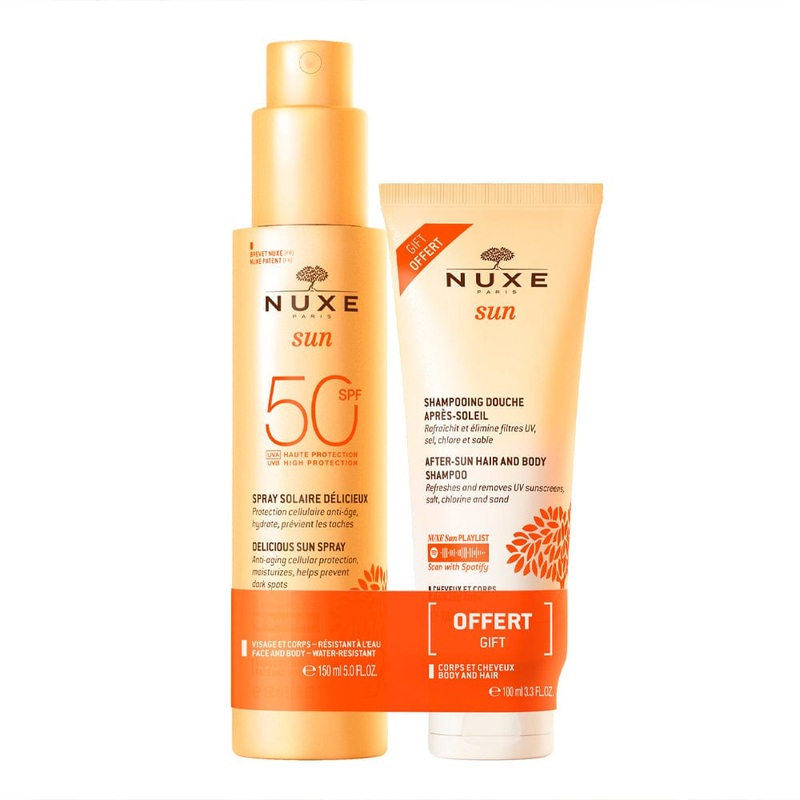 Nuxe Sun Melting Sun Lotion SPF50 + After Sun Shampoo