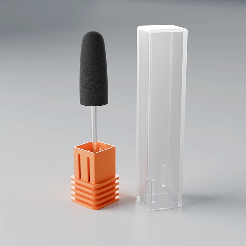 Black Silicone E File bit #180