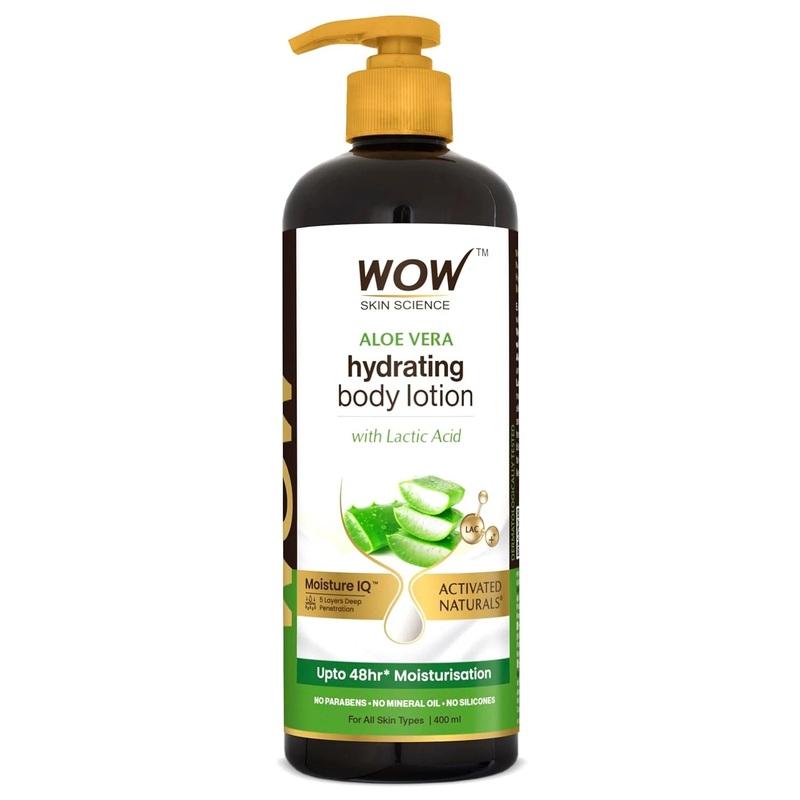 Wow Skin Science Aloe Vera Hydrating Body Lotion With LA 400 ML