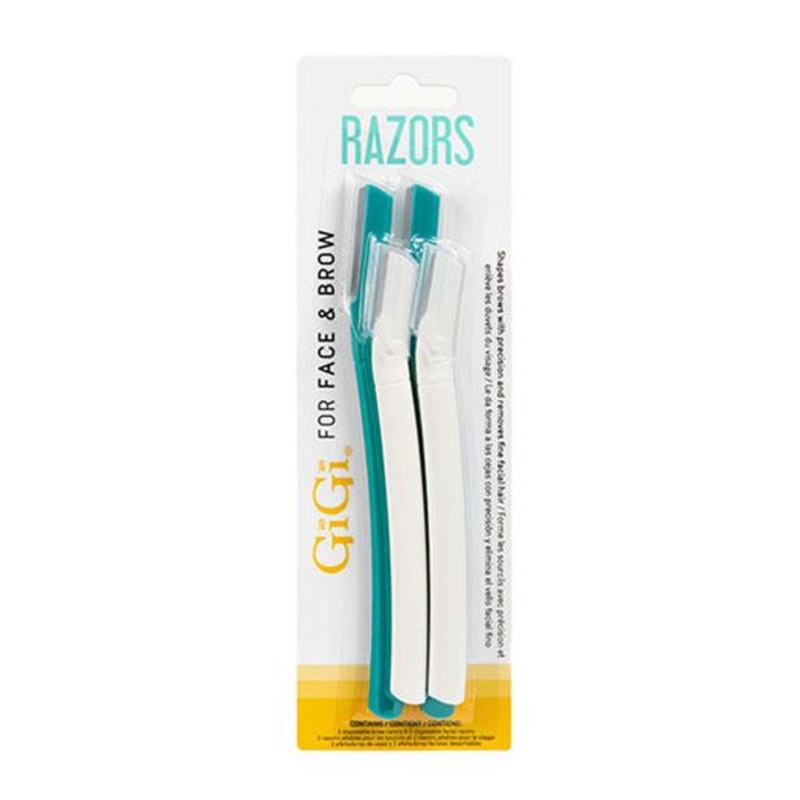 GiGi — Razors – Brow & Face – 4/pack