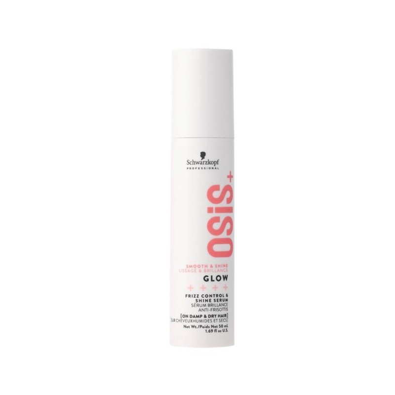 SCHWARZKOPF OSIS+ SMOOTH & SHINE GLOW FRIZZ CONTROL SERUM 50ML