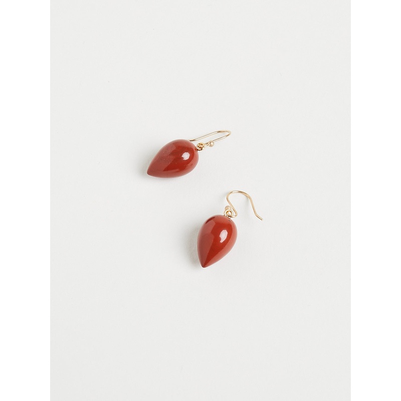 Acorn Earrings in Jasper