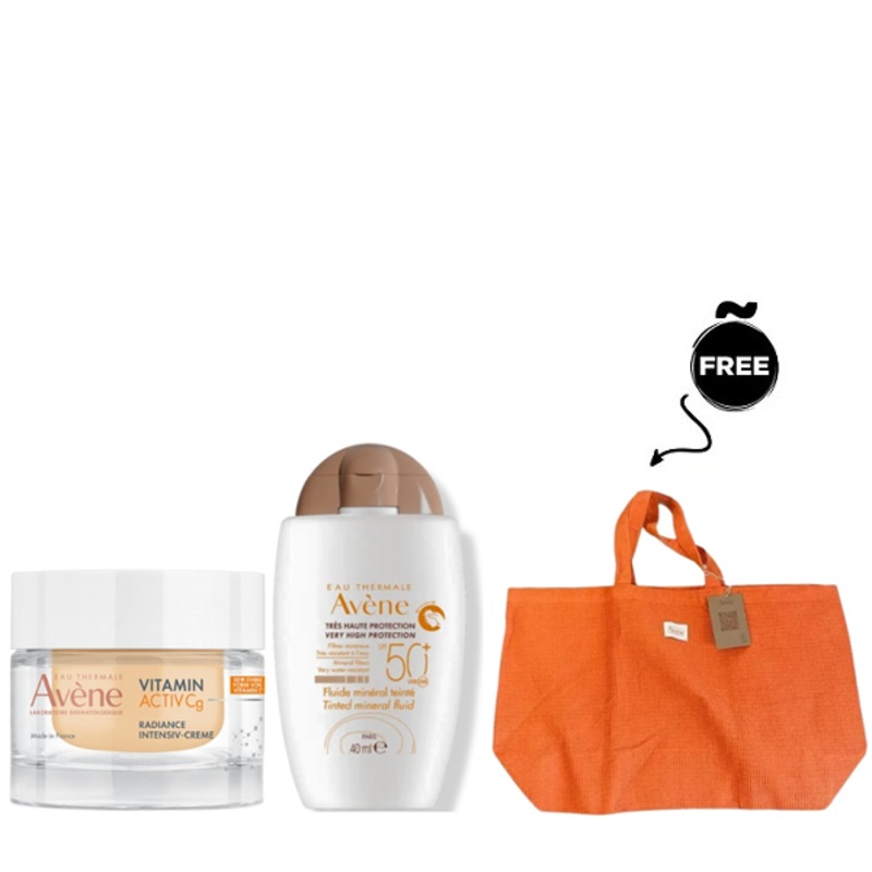 Avne – Vitamin Activ Cg Cream & Tinted Mineral Fluid SPF50+ Bundle