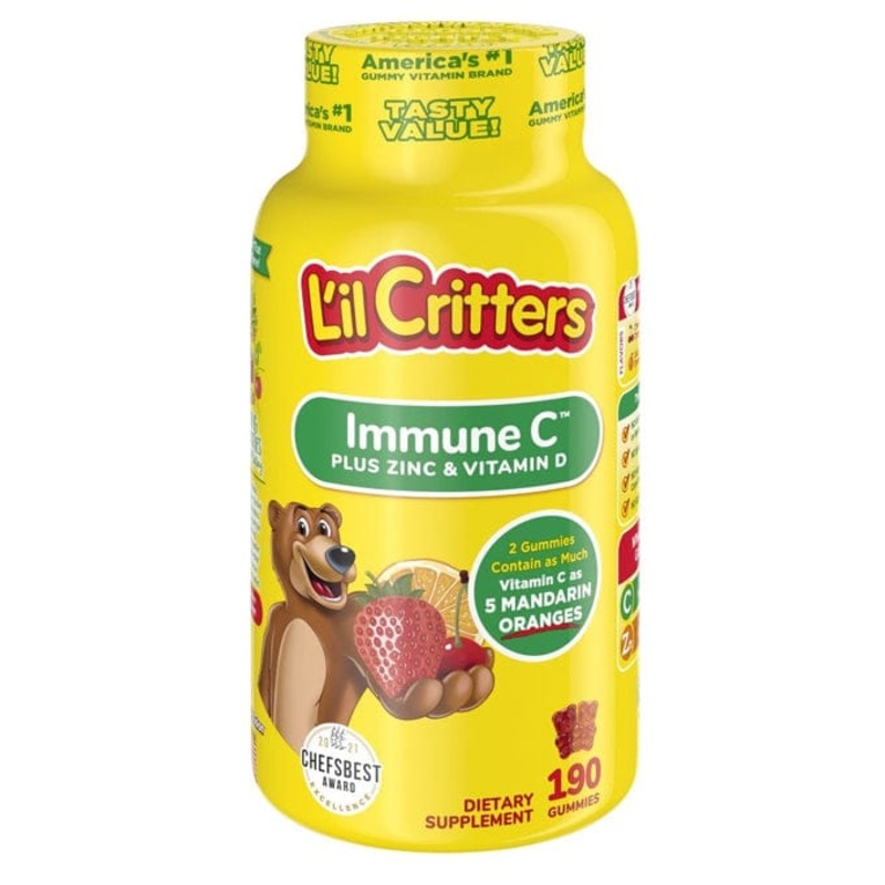 L’il Critters Immune C Plus Zinc and Vitamin D Multivitamin