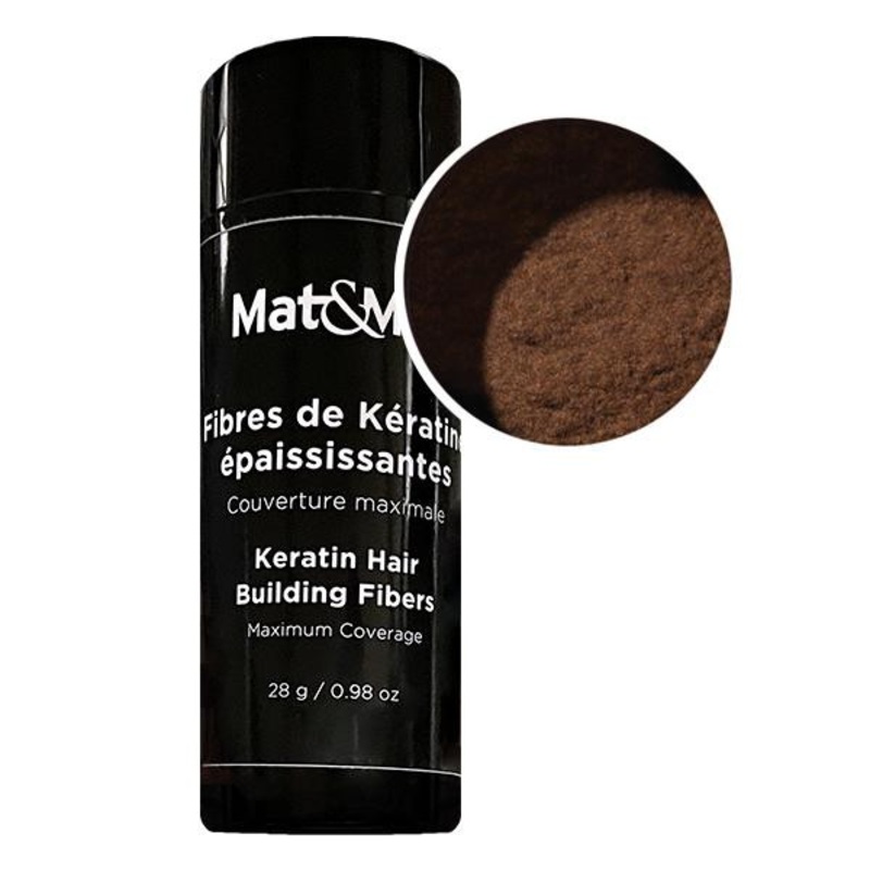 Mat&Max — Keratin hair fiber .88oz – Brown