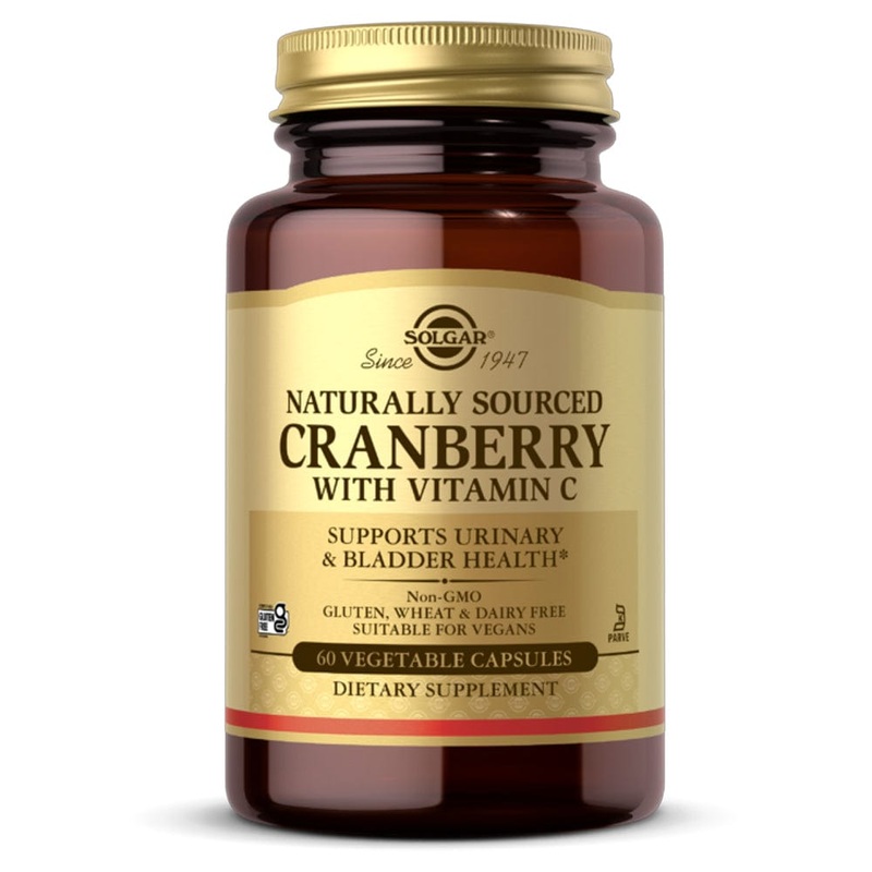 Solgar Cranberry With Vitamin C 60 Capsules