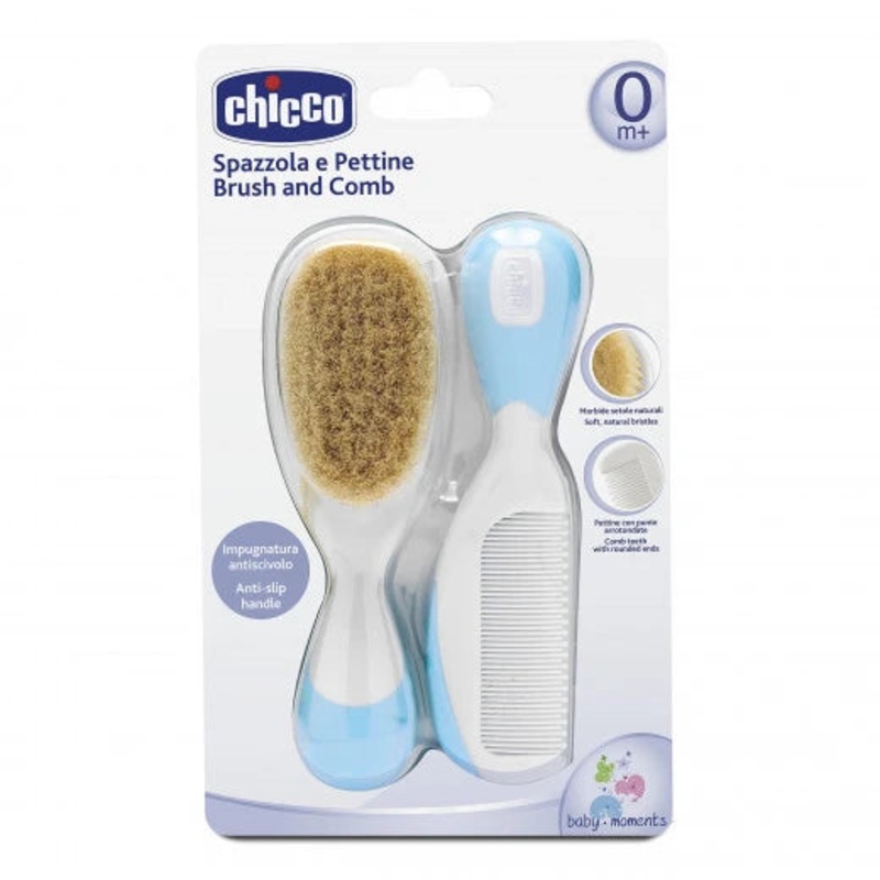 Chicco Newbbrush And Comb Light Blue