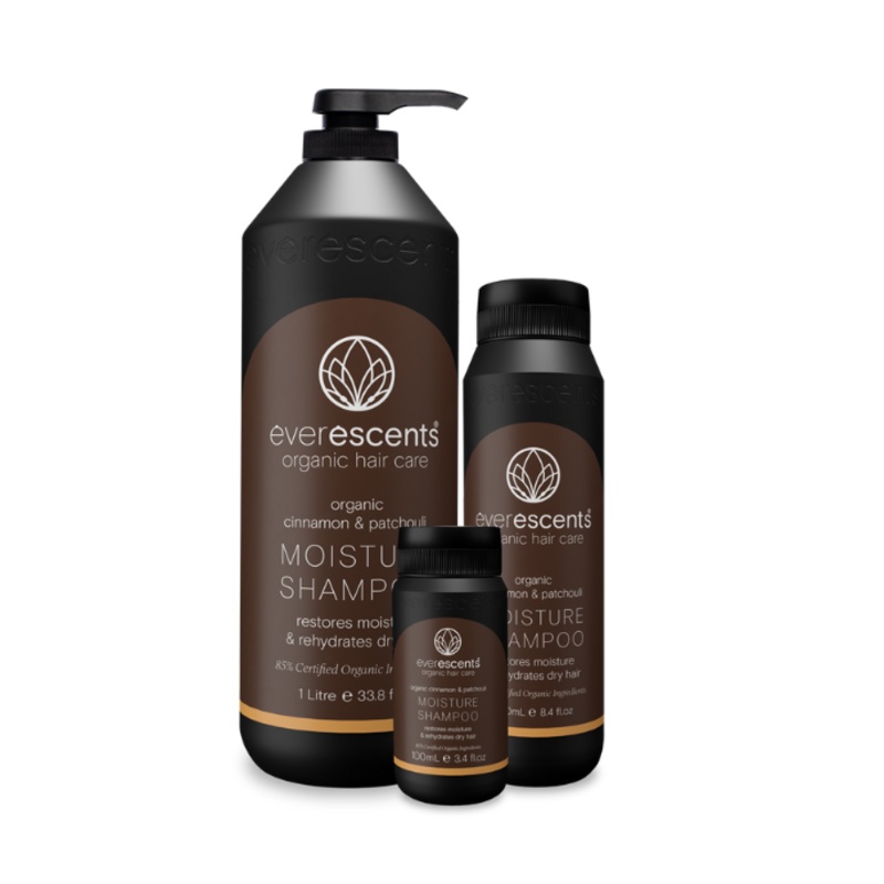 EVERESCENTS Organic Cinnamon & Patchouli Moisture Shampoo  |  Various Sizes