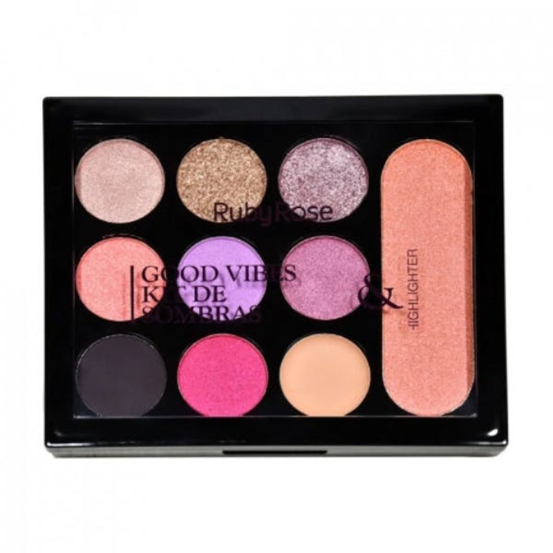Ruby Rose – Good Vibes Eyeshadow & Highlighter Palette