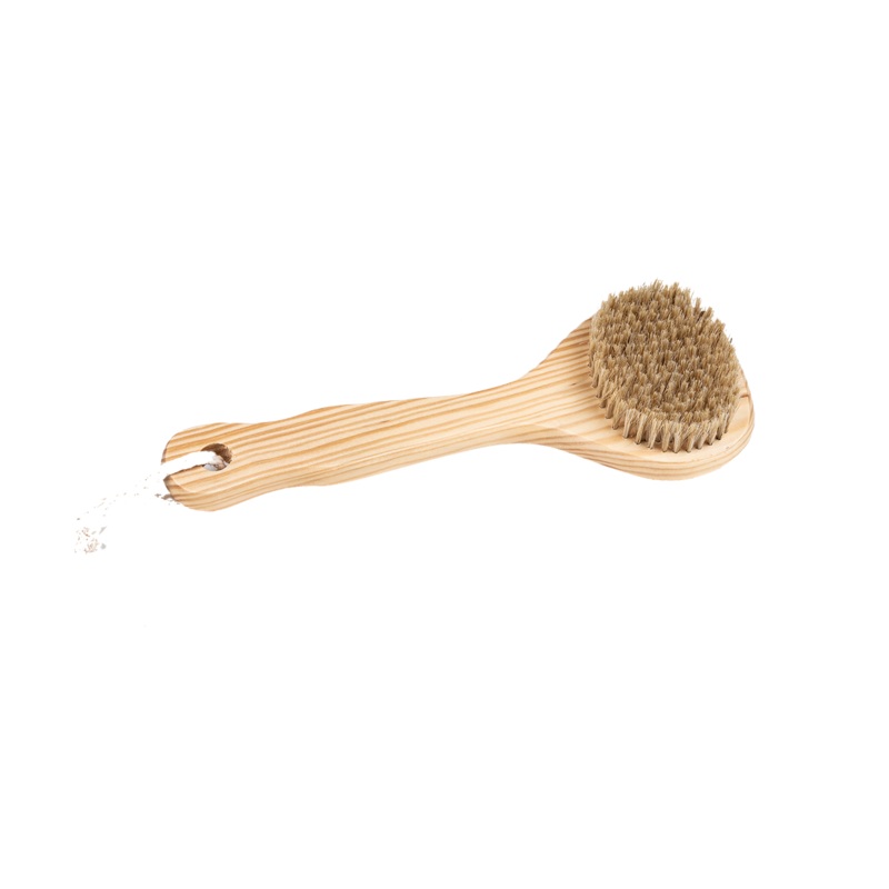 Cedar Short-Handle Bath Brush