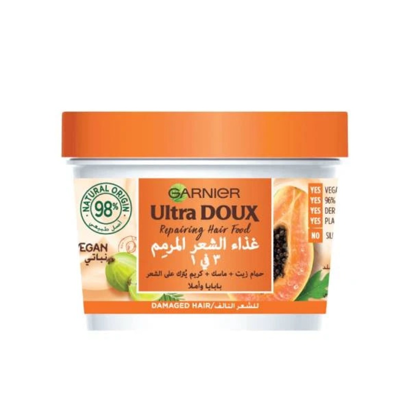 Garnier Ultra Doux Hair Food Papaya & Amla 390ml