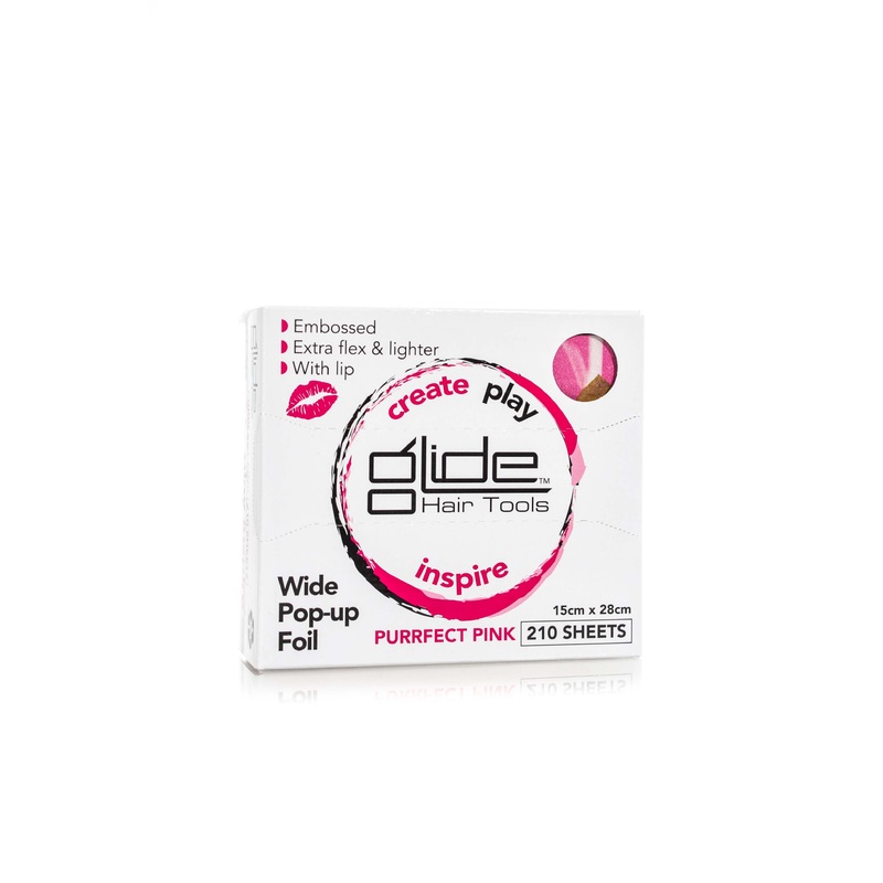 GLIDE CREATE PLAY POP-UP WIDE FOIL – 15 X 28CM 210 SHEETS PURRFECT PINK