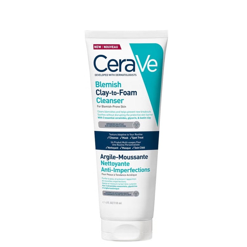 CeraVe Blemish Clay to Foam Cleanser