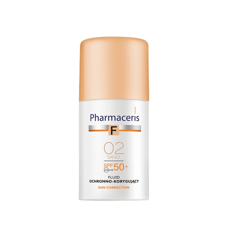 Pharmaceris F Protective-corrective Foundation Spf50+ Fluid 30ml (02 Sand)