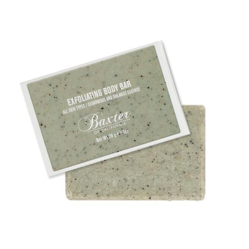 Baxter of California — Exfoliating Body Bar – Cedarwood & Oakmoss Essence 1oz