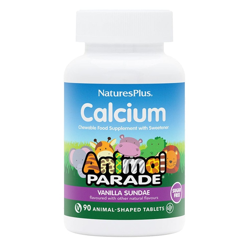 Natures Plus Animal Parade Childrens Calcium Chewables 90 Tablets