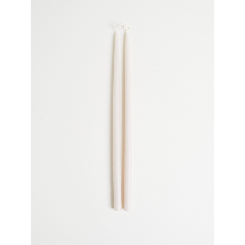 Biedermeier Taper Candle in Ivory