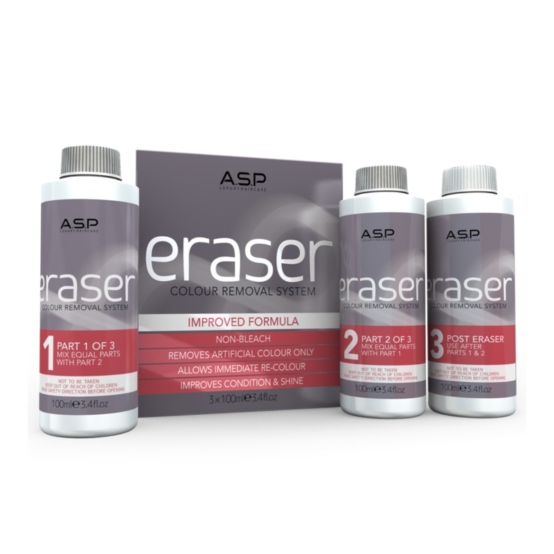 A.S.P ERASER HAIR COLOUR REMOVAL SYSTEM