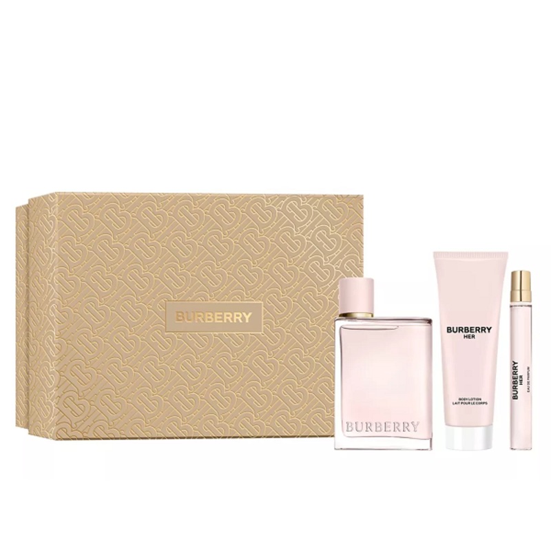 Burberry – Burberry Her Eau De Parfum Set ( EDP100ml+EDP10ml+BL75ml )