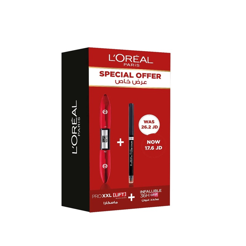 L’Oral Paris Pro XXL Lift Mascara + Infallible Eyeliner