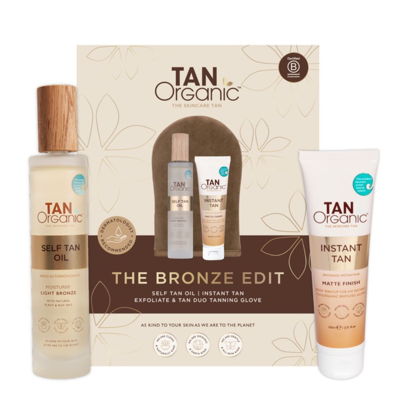 Tan Organic The Bronze Edit Gift Set