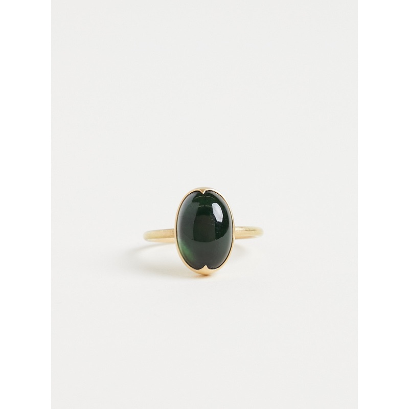 5.8ct Tourmaline Ring in 18k Yellow Gold