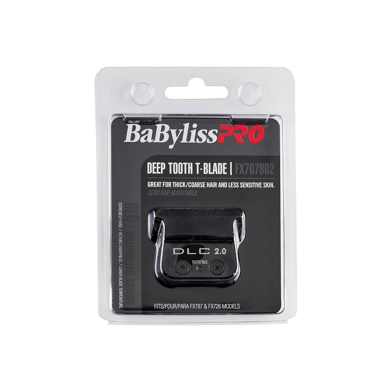 BABYLISS PRO FX707BD2 DEEP TOOTH T-BLADE – DLC (BLACK)