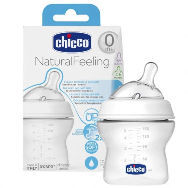 Chicco Natural Feeling 0M+ 150 Ml Regular Flow