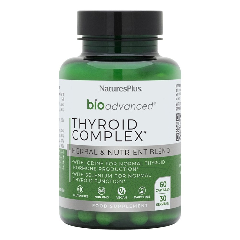 Natures Plus BioAdvanced Thyroid Complex Capsules