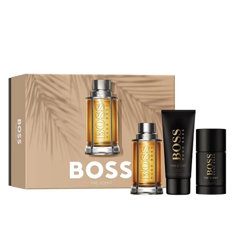 Hugo Boss – Boss The Scent Eau De Toilette Set (EDT+SG+Deo Stick)