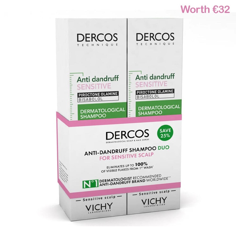 Vichy Dercos Anti-Dandruff Shampoo For Sensitive Scalp 200ml Duo