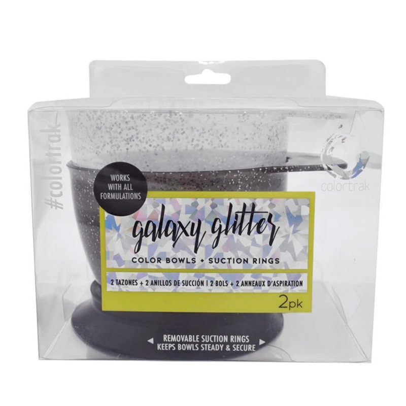 Colortrak Galaxy Glitter Suction Bowls – 2 Pack