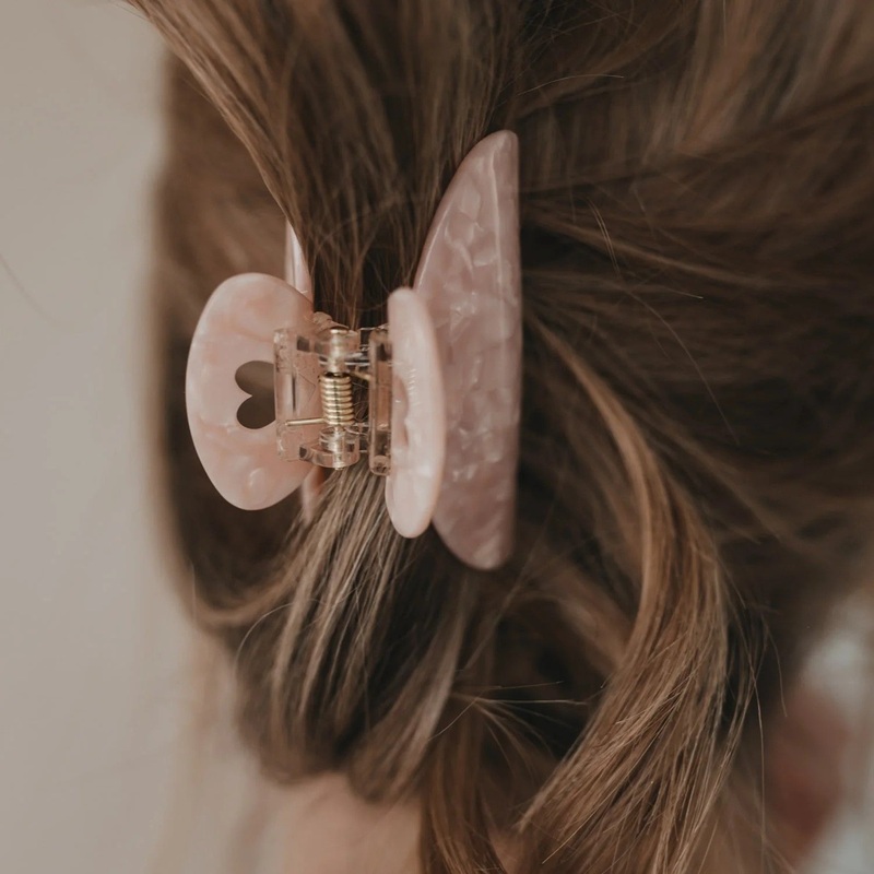 Haarspange gro Herz Blush – Eulenschnitt