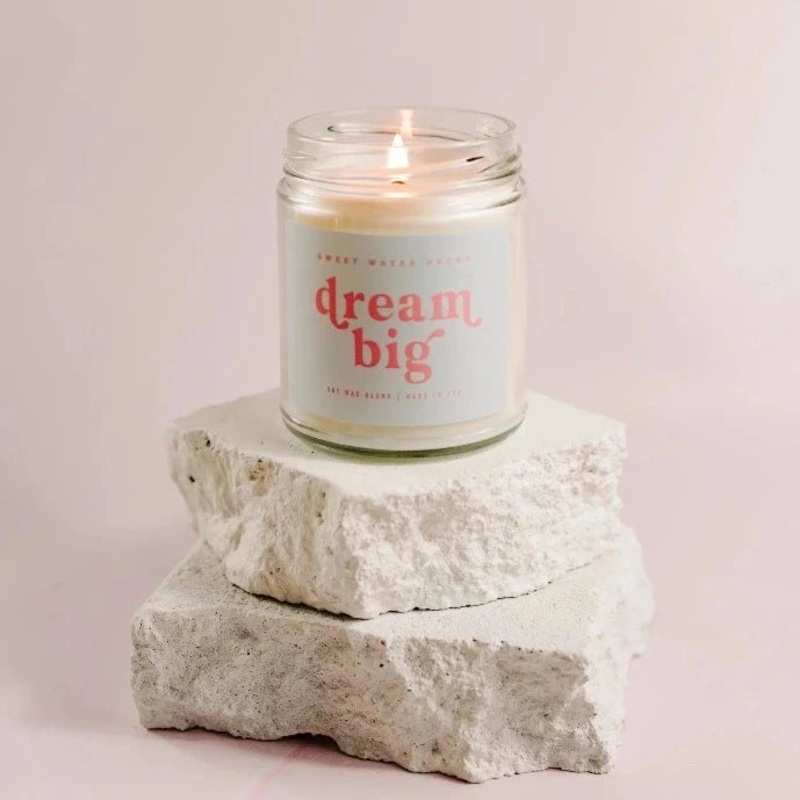 Sojawachskerze “DREAM BIG” | SWEET WATER DECOR