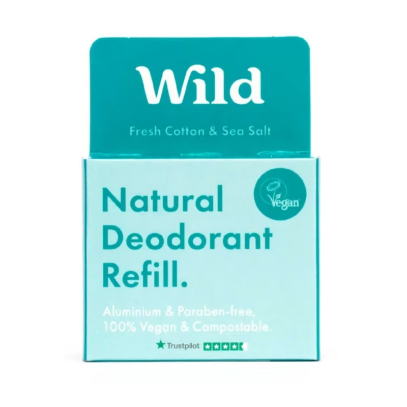 WILD Fresh Cotton & Sea Salt Deodorant Refill