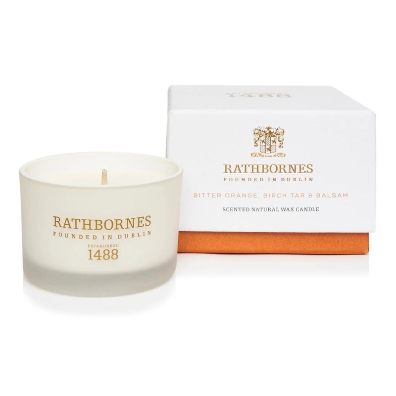 Rathbornes  Bitter Orange, Birch Tar & Balsam 1 Wick Travel Candle