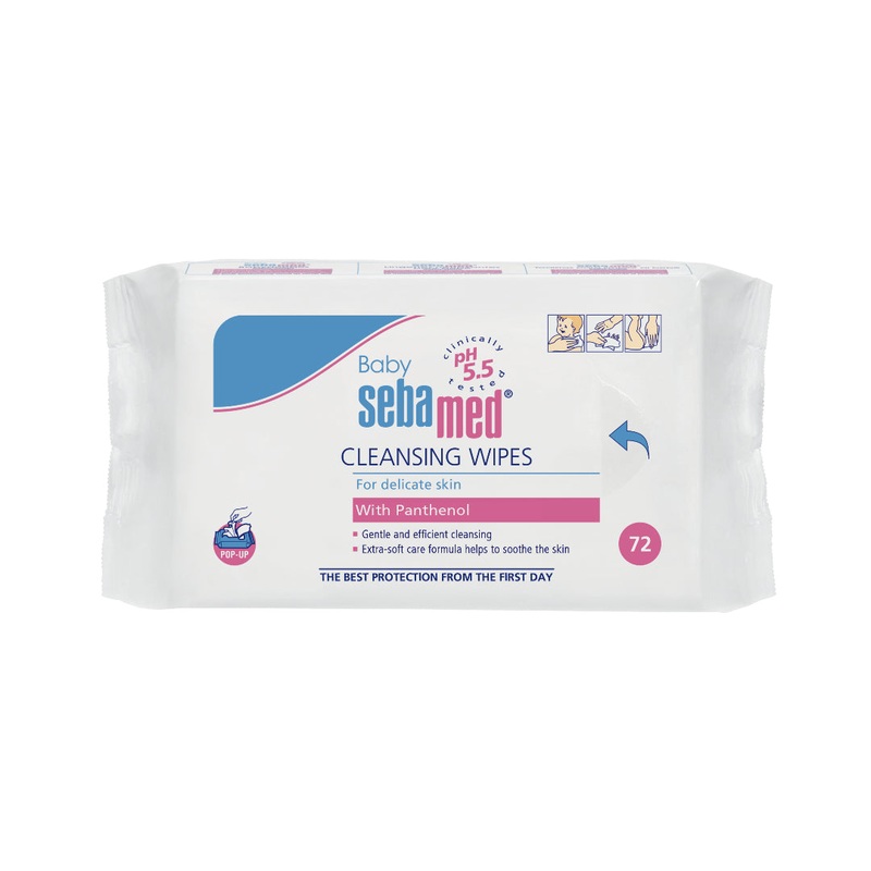 Sebamed Baby Wet Wipes 72 Pcs