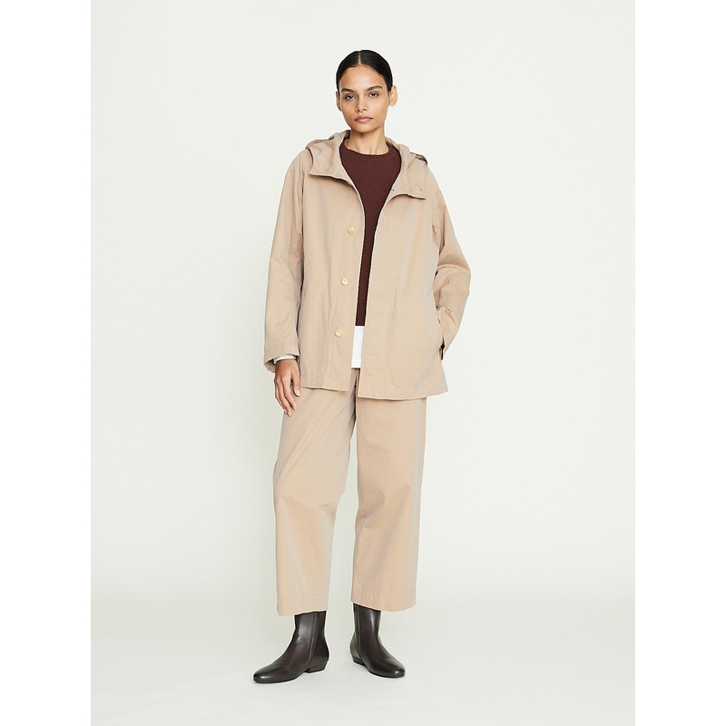 Standard Easy Wide Pants in Dark Beige