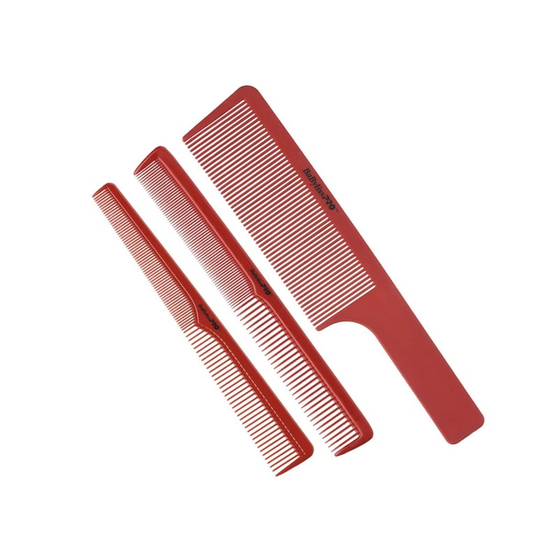 BABYLISS PRO BARBEROLOGY BARBERS COMB 3 PIECE SET