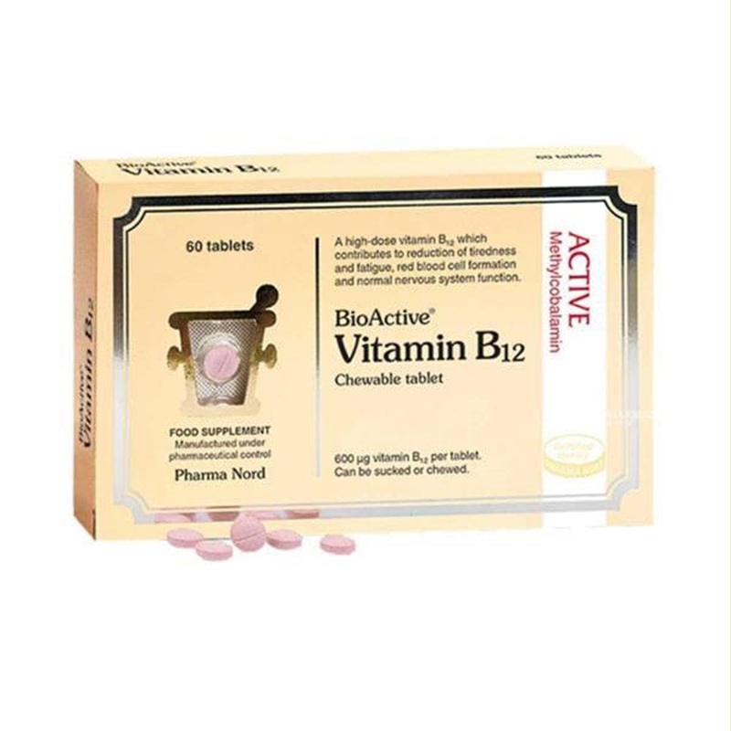 Pharma Nord BioActive Vitamin B12 60 Tablets