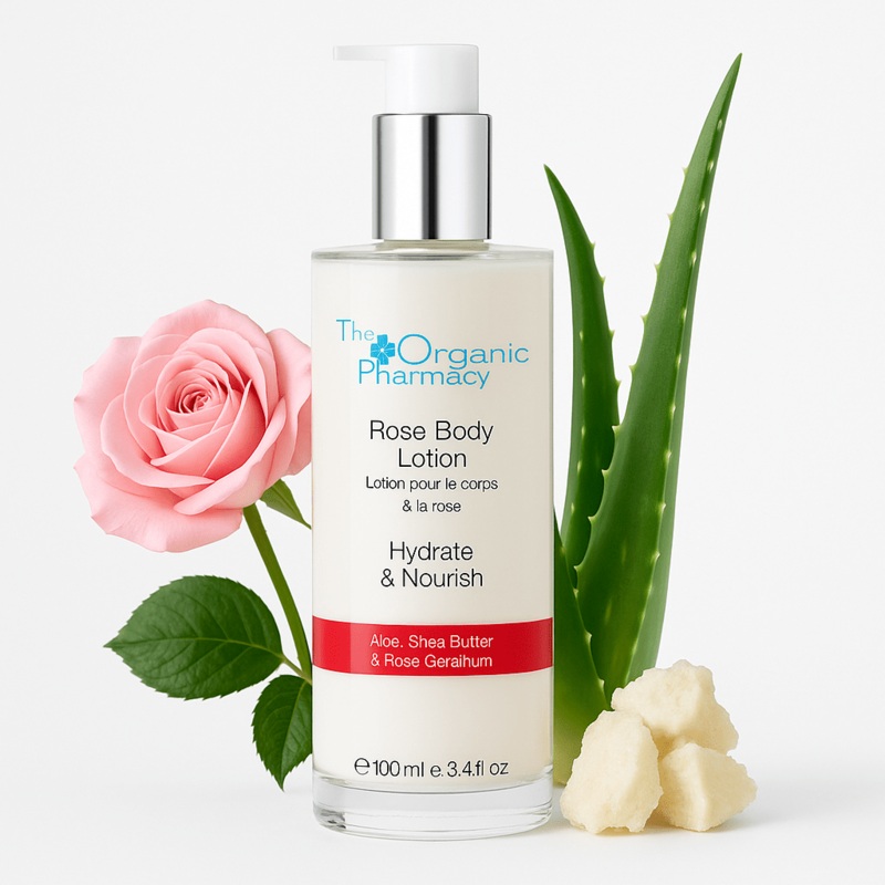 Rose Body Lotion – feuchtigkeitspendende Krperlotion von The Organic Pharmacy