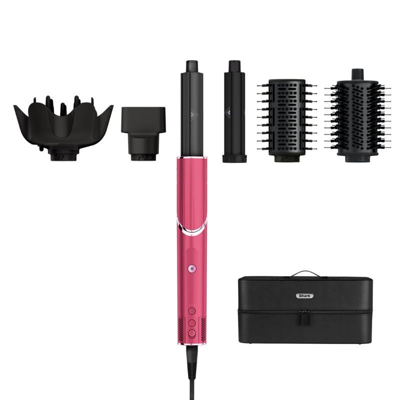 Shark FlexStyle Limited Edition Malibu Pink 5-in-1 Air Styler & Hair Dryer Gift Set.