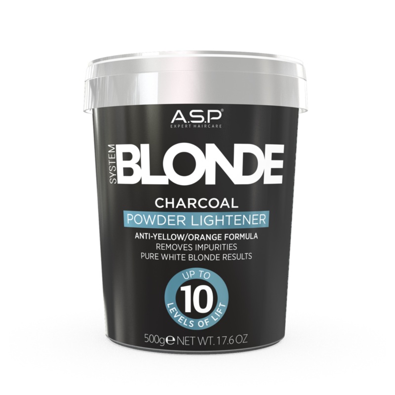 A.S.P SYSTEM BLONDE CHARCOAL 10 LEVEL POWDER LIGHTENER 500G