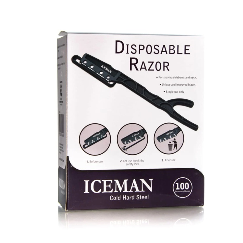 ICEMAN DISPOSABLE RAZOR 100 PACK